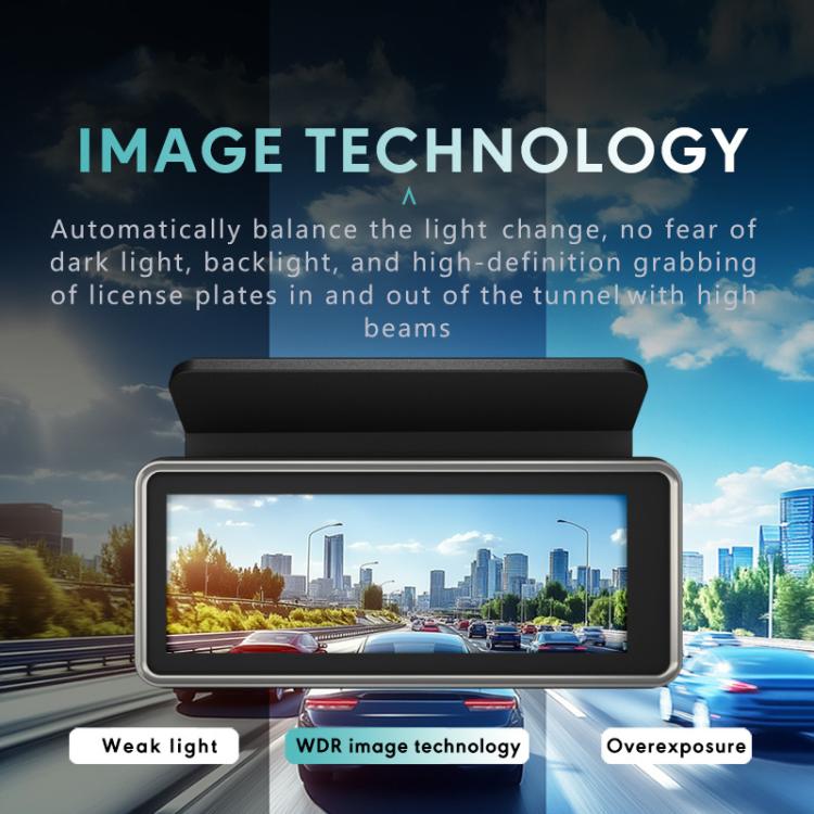 Anytek T1 PRO 3.2 Inch 2K HD Dual Night Vision Car Camera 