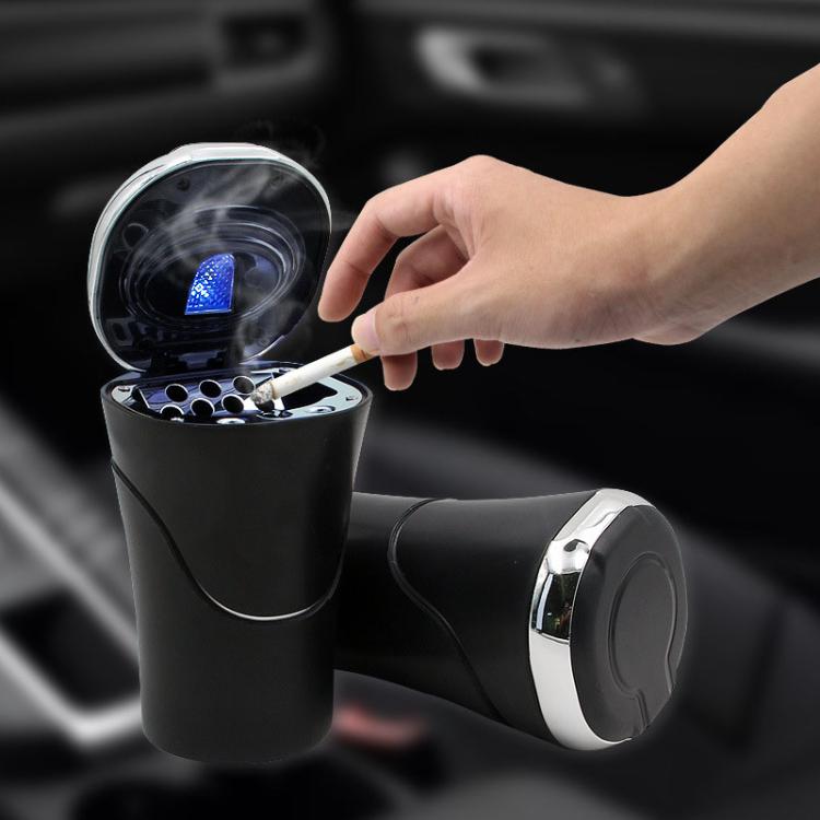 Cenicero Para Coche Extraíble Con Luz Y Tapa N09A