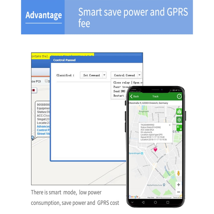 Real Time Tracker Car Truck Vehicle Tracking GSM GPRS GPS TK306 2G OBD II 