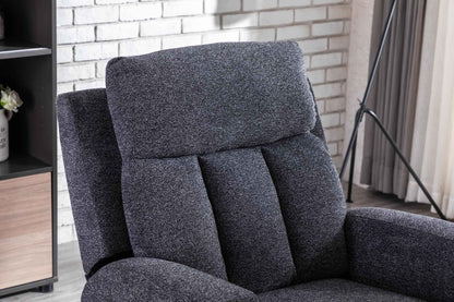 Sofá Individual Reclinable Manual Con Calefacción - Alex Bazar Mx