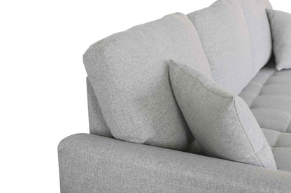 Sofá Cama Con Almacenaje 2049 Cojín Capitonado Y 2 Almohadas - Alex Bazar Mx
