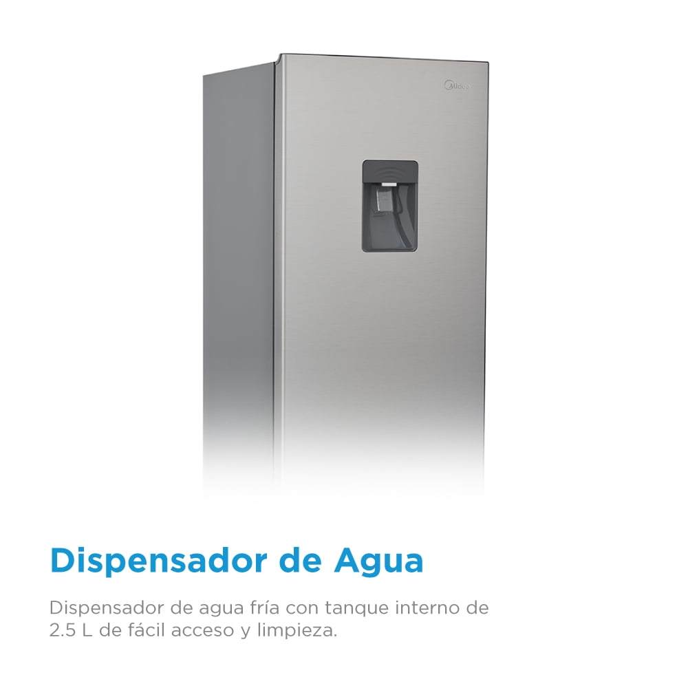Refrigerador Midea 7 Pies Cúbicos 190 L Light Silver Low Frost - Alex Bazar Mx