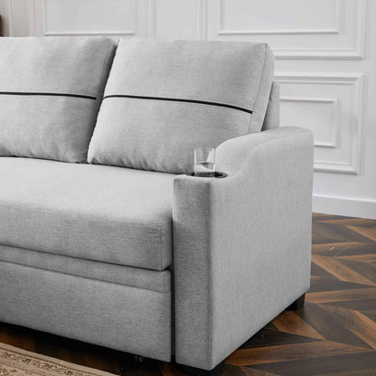 Sofá Cama de Esquina Con Almacenamiento Extraíble Y Chaise Longue - Alex Bazar Mx