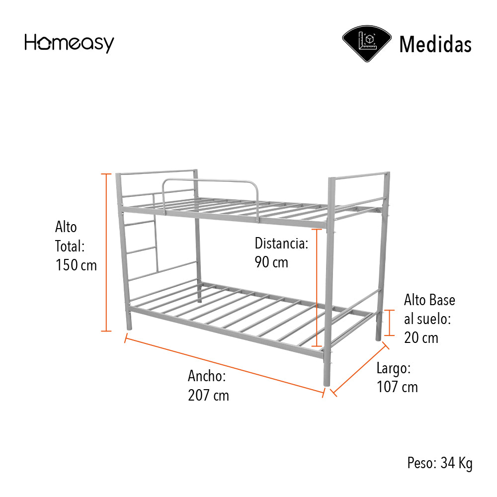 Litera Individual Reforzada Con Protecciones