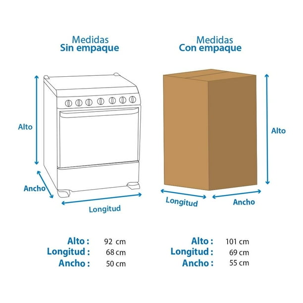 Estufa Mabe Piso 20 Plata Mercury 4 Quemadores